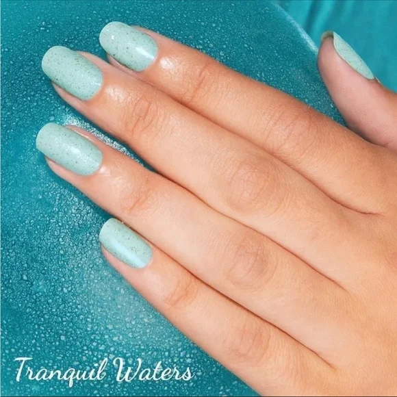 *Retired* Color Street: Tranquil Waters | Turquouse Glitter Sea Ocean Spring - Picture 6 of 16
